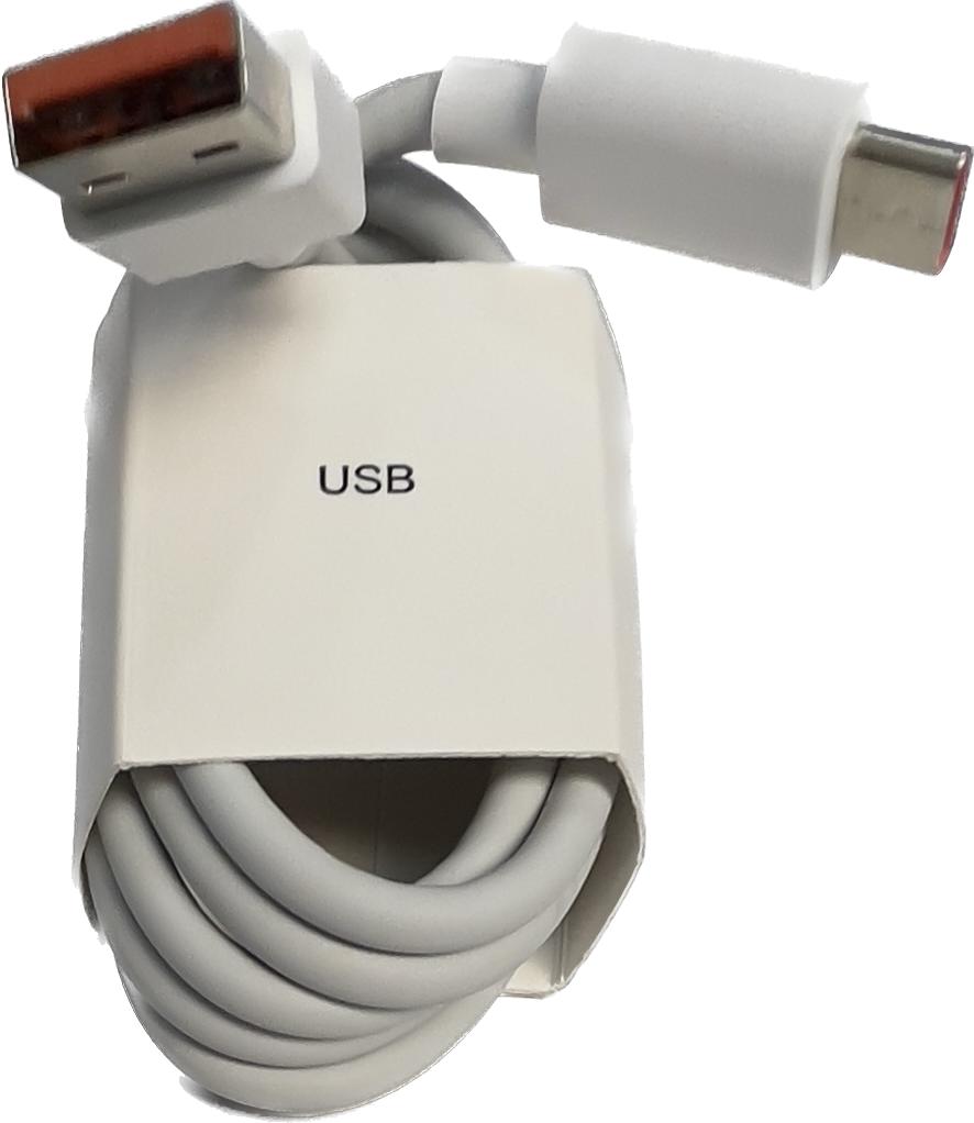 Cablu de date type C alb 120W