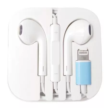 Casti cu fir si microfon, conector LIGHTNING