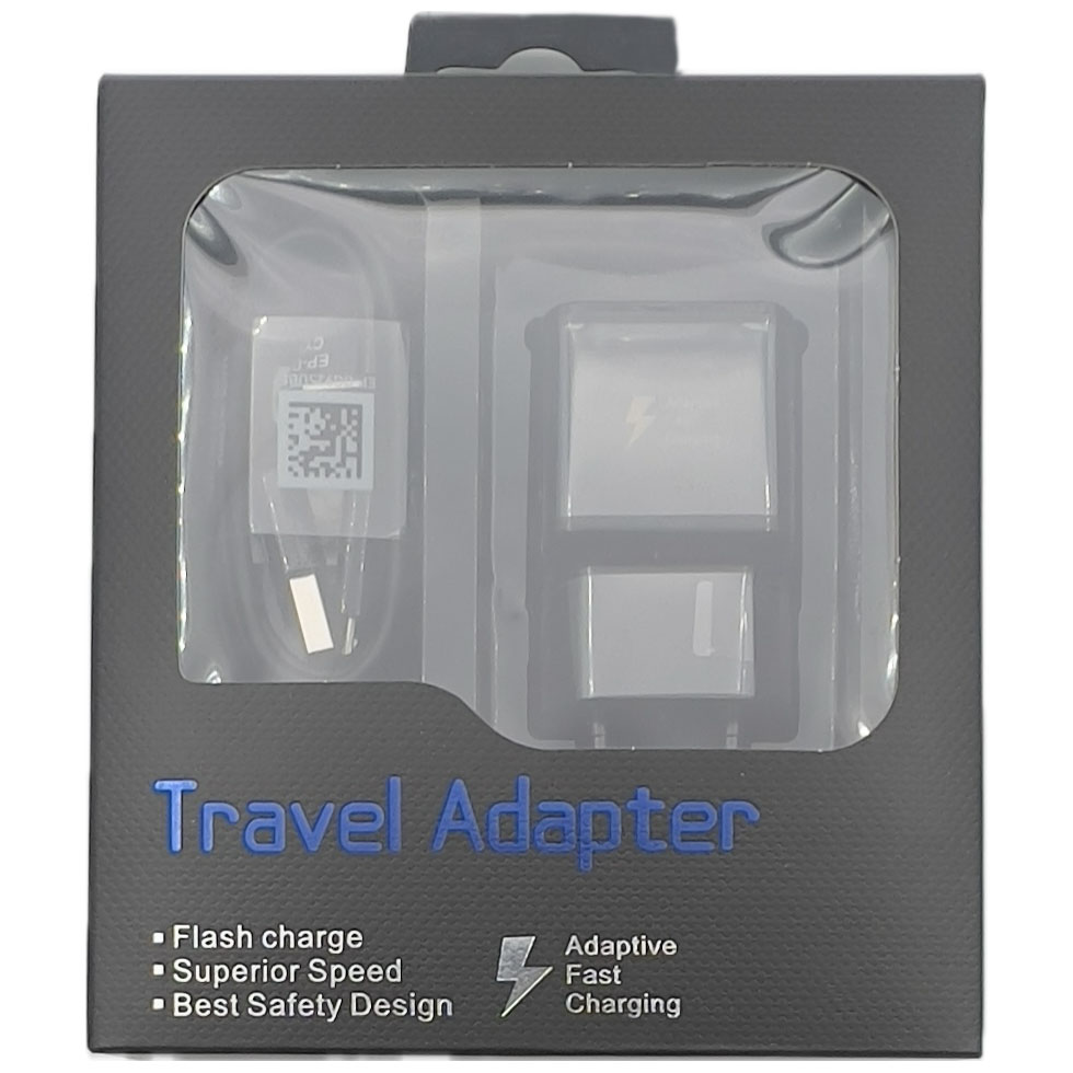 Set fast charging încărcător şi cablu microusb negru